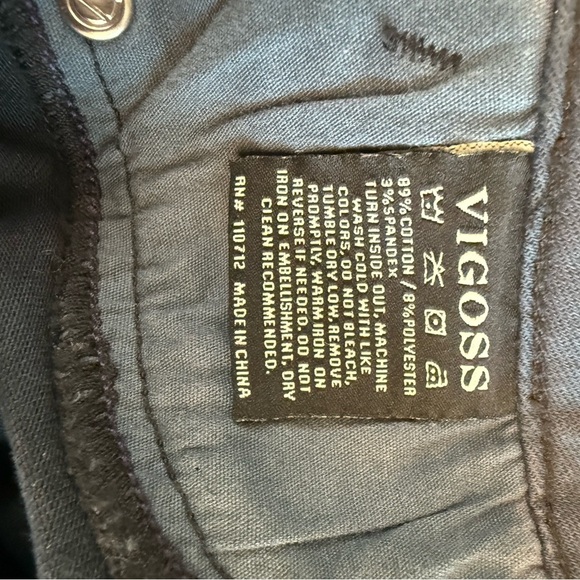 Vigoss Shimmering Black Skinny Jeans - Picture 8 of 8